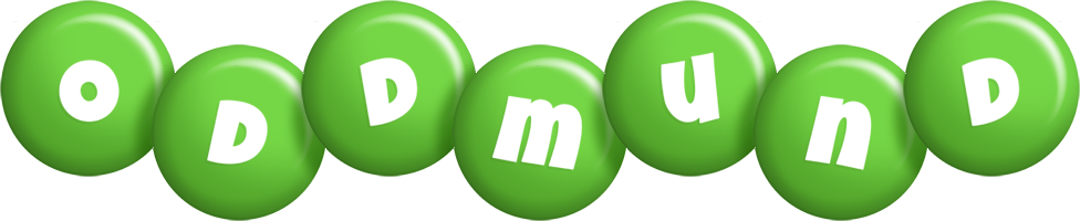 Oddmund candy-green logo