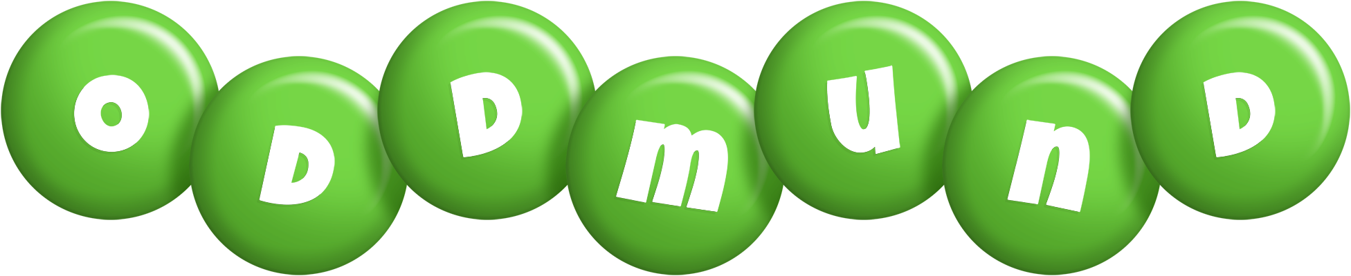 Oddmund candy-green logo