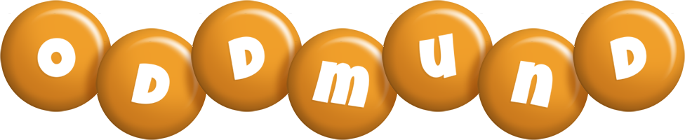 Oddmund candy-orange logo