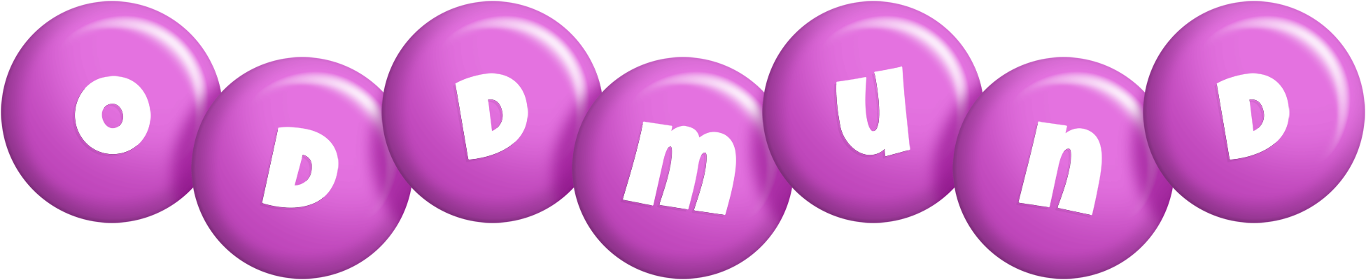 Oddmund candy-purple logo