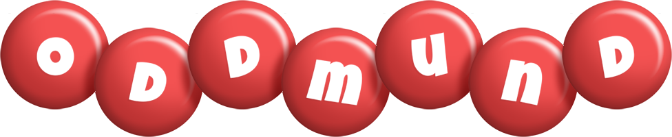 Oddmund candy-red logo