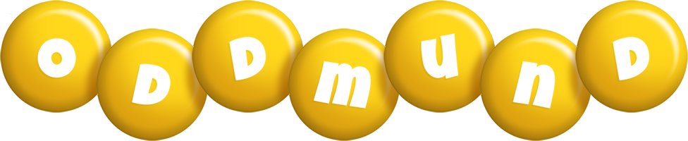 Oddmund candy-yellow logo