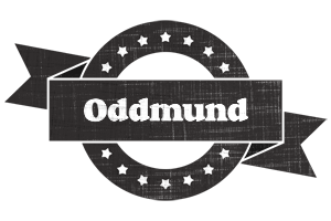 Oddmund grunge logo