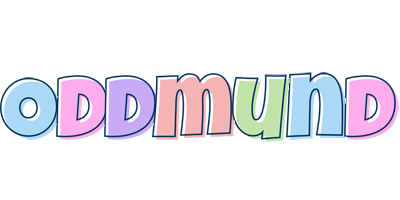Oddmund pastel logo