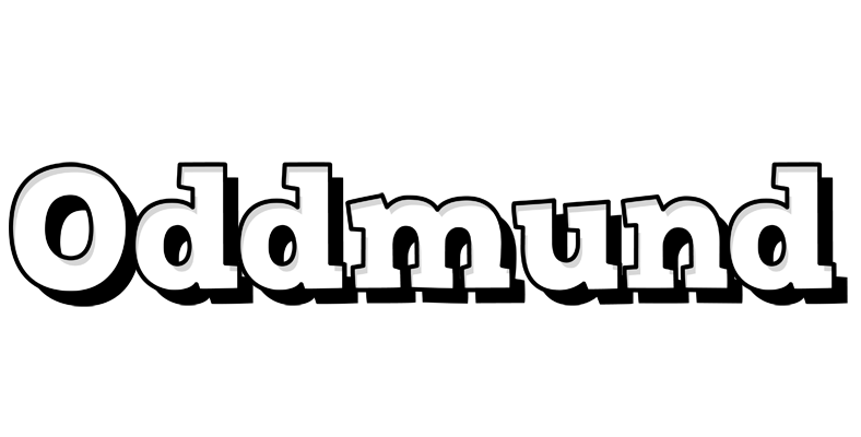 Oddmund snowing logo