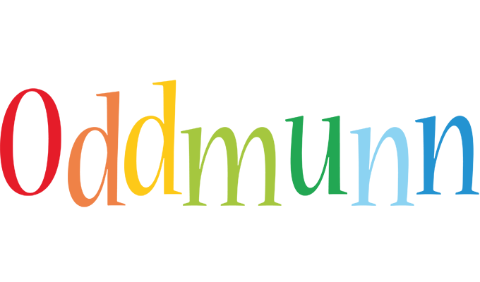 Oddmunn birthday logo