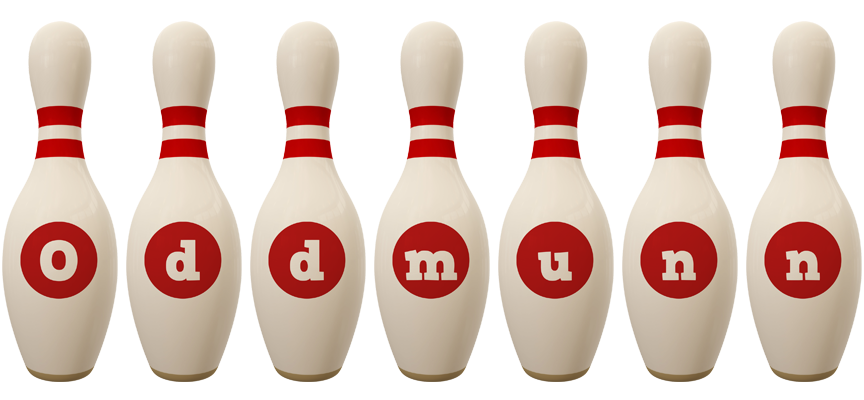 Oddmunn bowling-pin logo