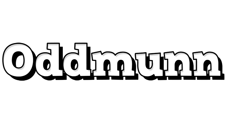 Oddmunn snowing logo