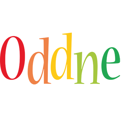 Oddne birthday logo