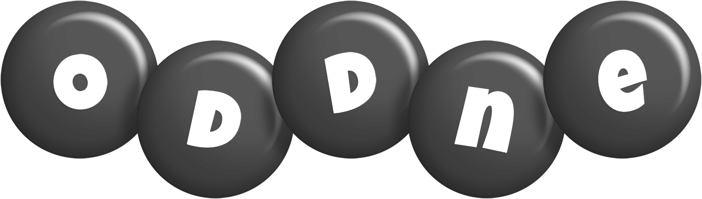 Oddne candy-black logo