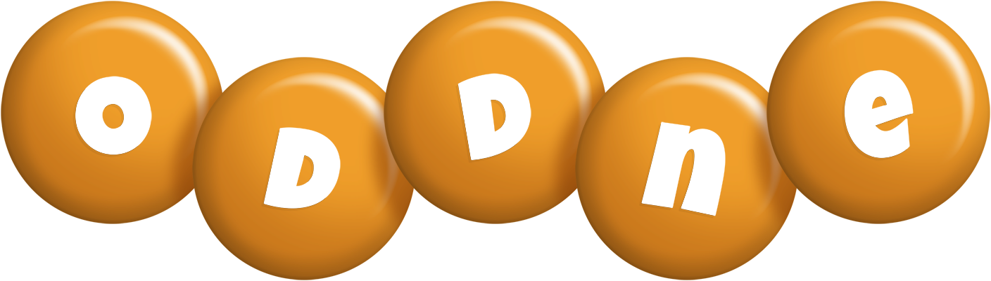 Oddne candy-orange logo