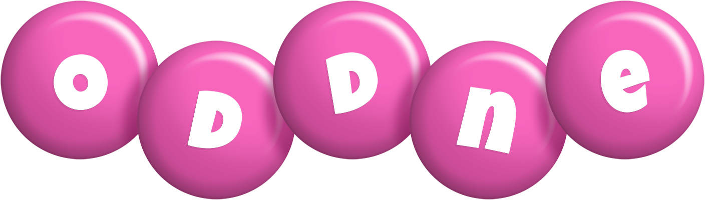 Oddne candy-pink logo