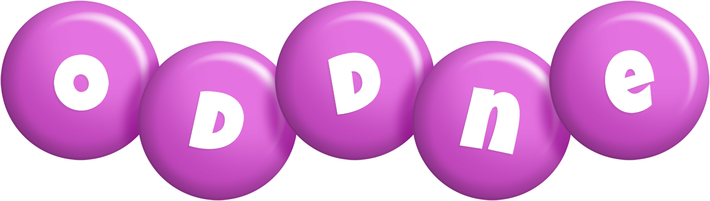 Oddne candy-purple logo