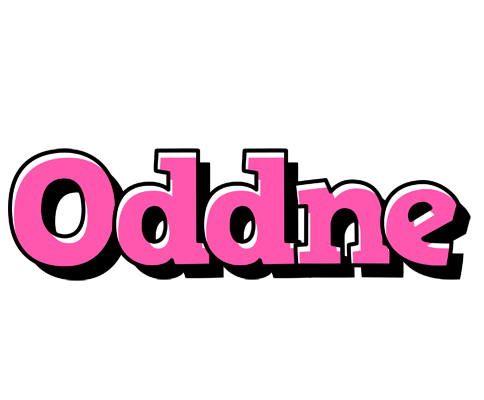Oddne girlish logo