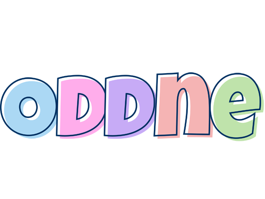 Oddne pastel logo