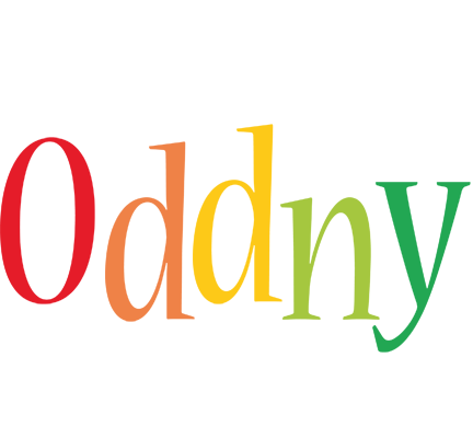 Oddny birthday logo