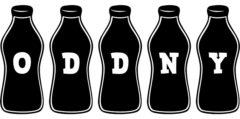 Oddny bottle logo