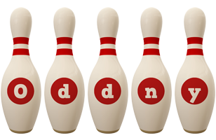 Oddny bowling-pin logo