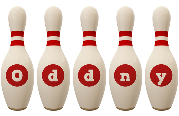 Oddny bowling-pin logo