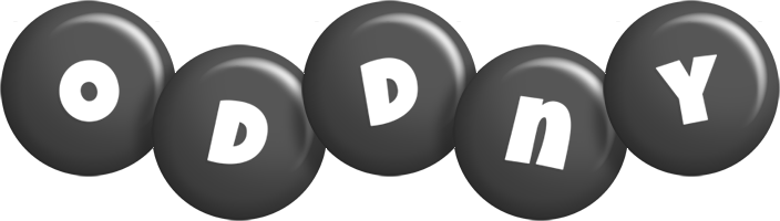 Oddny candy-black logo