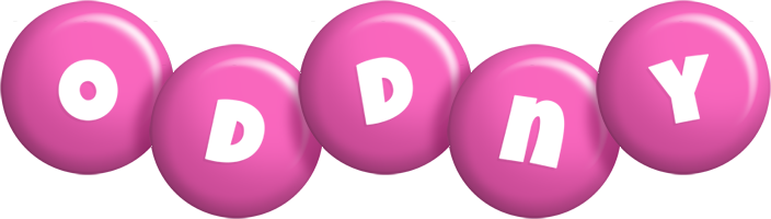 Oddny candy-pink logo