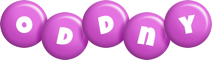 Oddny candy-purple logo