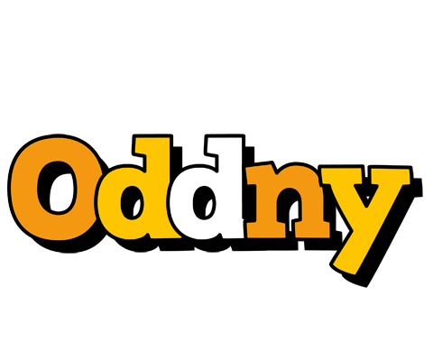 Oddny cartoon logo