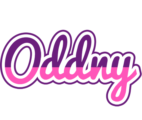Oddny cheerful logo