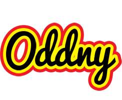 Oddny flaming logo