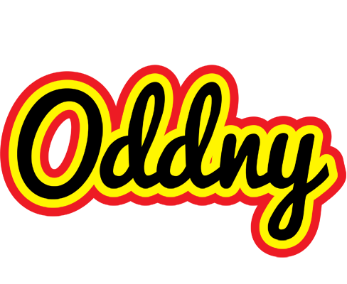 Oddny flaming logo