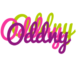 Oddny flowers logo