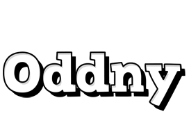 Oddny snowing logo
