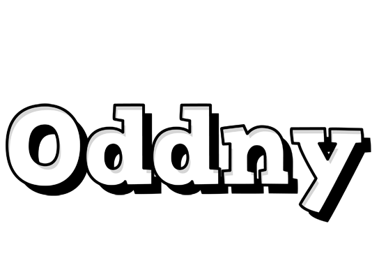 Oddny snowing logo