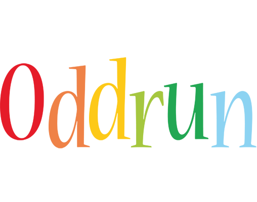 Oddrun birthday logo