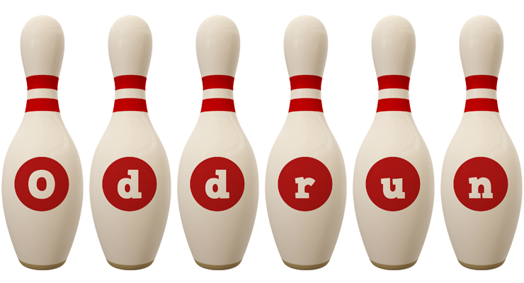 Oddrun bowling-pin logo