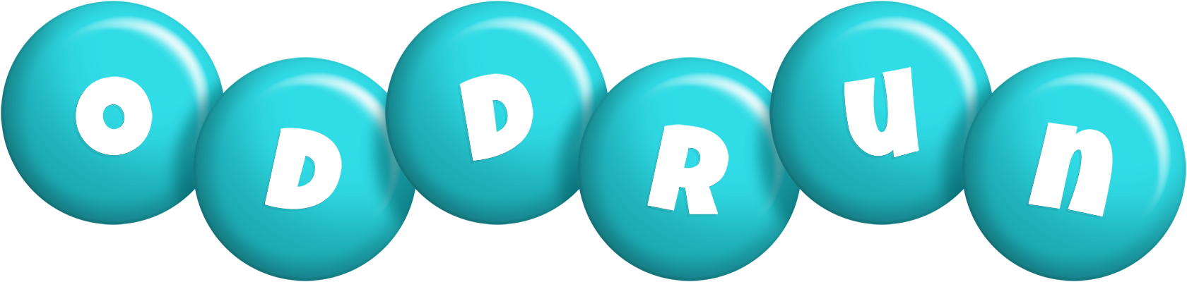 Oddrun candy-azur logo