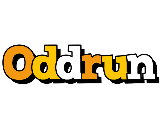 Oddrun cartoon logo