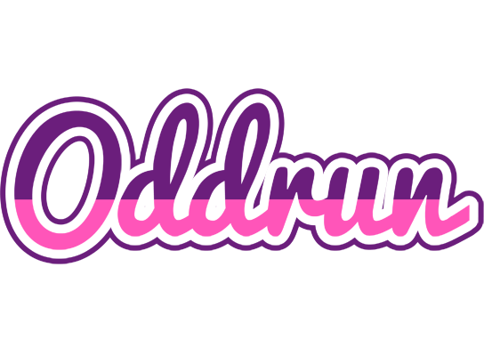 Oddrun cheerful logo