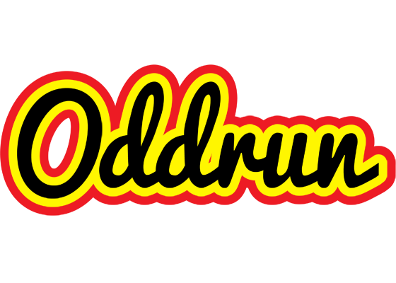 Oddrun flaming logo