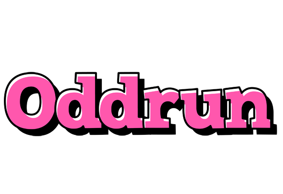 Oddrun girlish logo