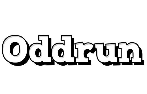Oddrun snowing logo