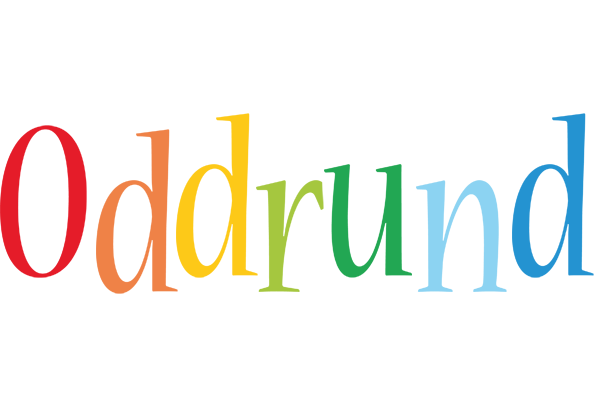 Oddrund birthday logo