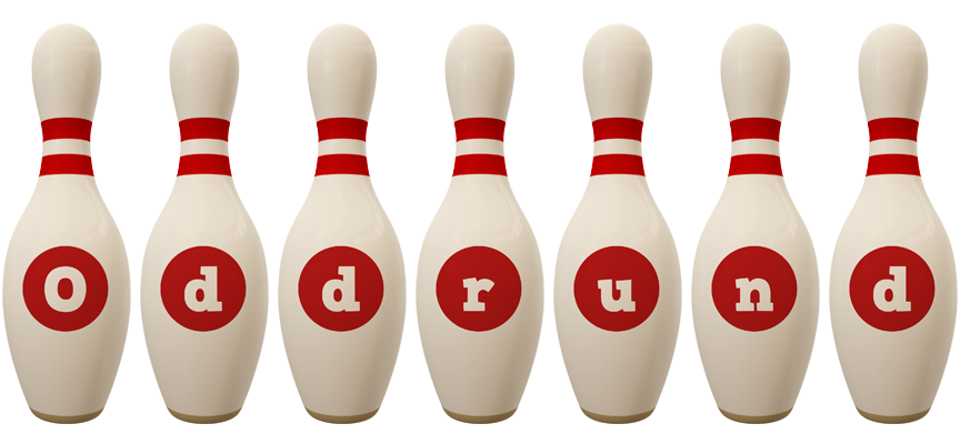 Oddrund bowling-pin logo