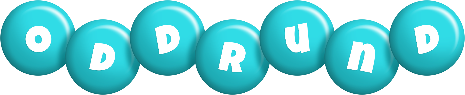 Oddrund candy-azur logo