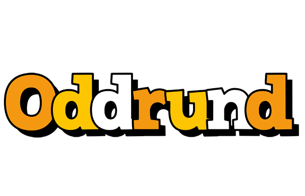 Oddrund cartoon logo