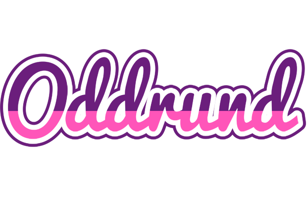 Oddrund cheerful logo