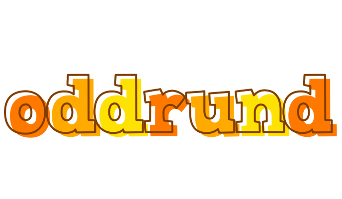 Oddrund desert logo