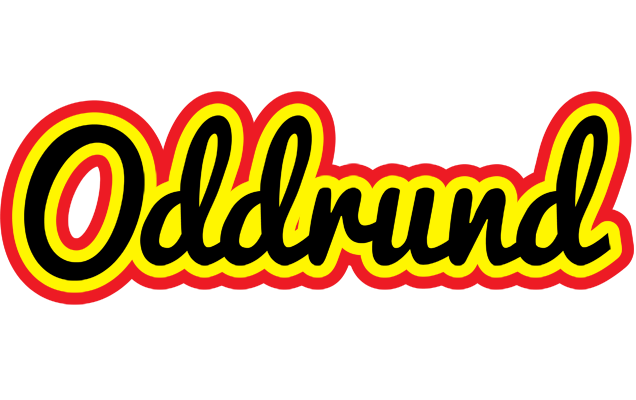 Oddrund flaming logo