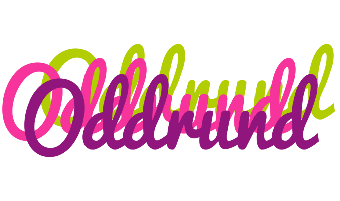Oddrund flowers logo