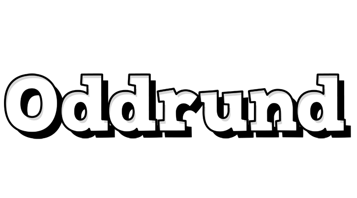 Oddrund snowing logo